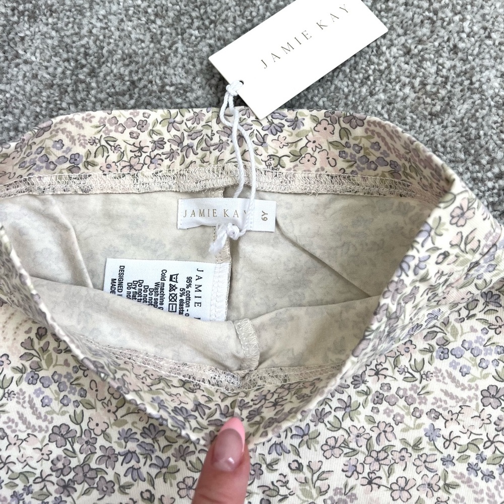 Jamie Kay Girls Cotton Floral Biker Shorts - Picture 3 of 3